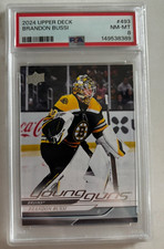 🏒 Brandon Bussi Young Guns PSA 8 – 2024 Upper Deck #493 RC 🔥