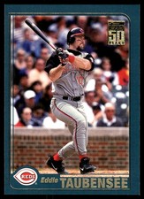 Eddie Taubensee 2001 Topps #29 Reds MLB READ FREE SHIPPING AutographDen