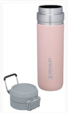 Stanley Quick Flip Go Water Bottle Blush 24oz Stainless Steel