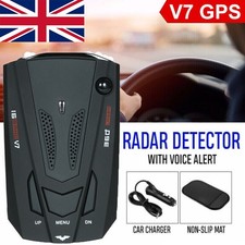 Car Radar GPS Speed For 16 Band V7 360°Police Safe Detector Voice Alert Laser
