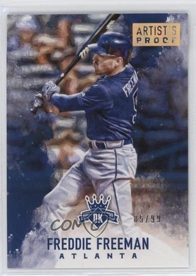 2017 Panini Diamond Kings Artist's Proof Gold /99 Freddie Freeman #52 o7m
