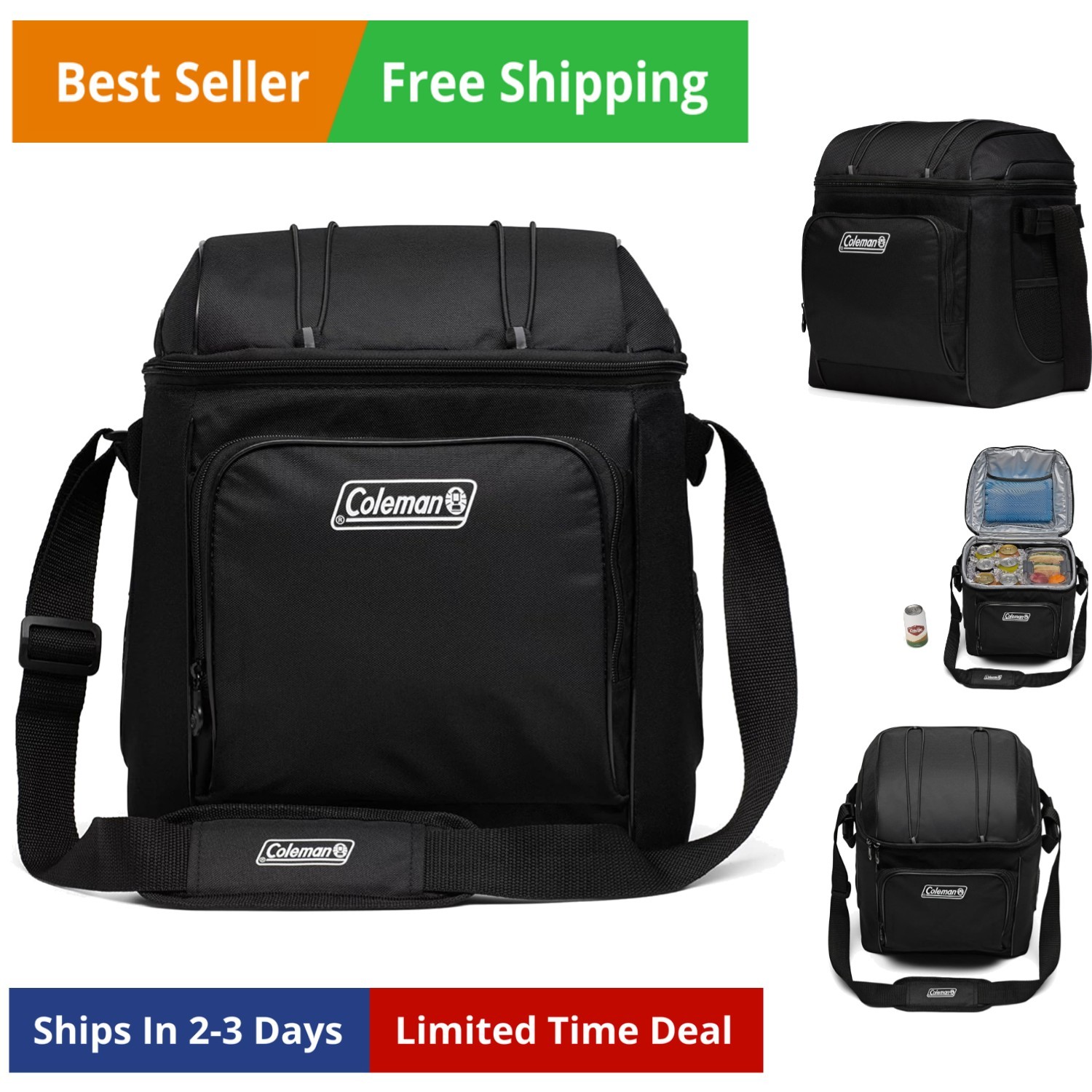 , Leakproof 9/16/30 Can Cooler With 12+ Hour Ice Retenti...