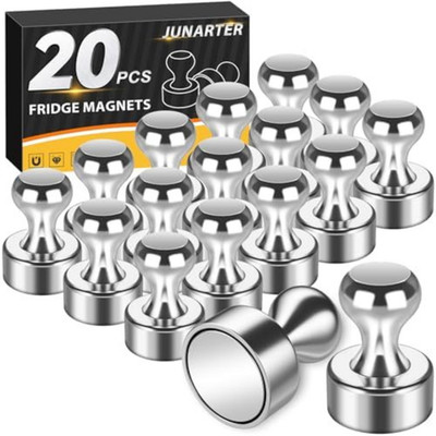 20x Fridge Magnets For Whiteboard Refrigerator Magnets Small&Strong Metal Magnet