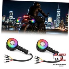 2 PCS Motorcycle Turn Signals - LED Turn Signal Lights - 12V Turn