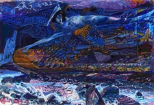 Mikhail Vrubel Fallen Demon : Archival Quality Giclée Art Print 1902