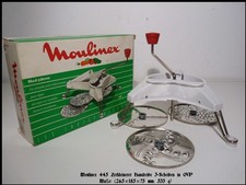 Moulinex 445 Zerkleinerer Handreibe 3-Scheiben in OVP