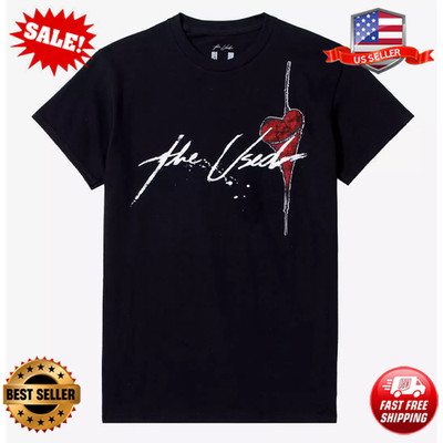 The Used Love And Death Heart Boyfriend Fit Girls T-Shirt