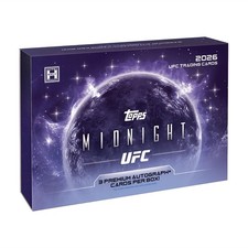2026 Topps Midnight UFC Hobby Box BRAND NEW Factory Sealed Presale 