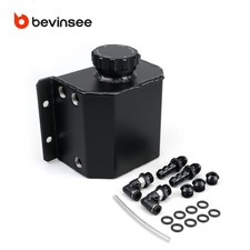 Universal Aluminum 1000ml Coolant Radiator Overflow Recovery Oil Tank Bottle