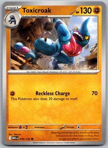 Toxicroak 079/132 Mega Evolution Common