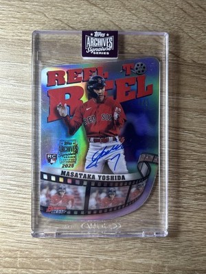 2025 TOPPS ARCHIVES REEL TO REEL 2023 MASATAKA YOSHIDA AUTO RC 1/1