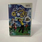 Capcom We Love Golf! Nintendo Wii 2008 Sports Golf Multiplayer Online Manual
