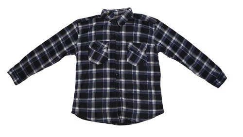Rugged Point Jacket Mens Large Blue Plaid Sherpa Lined Flannel Workwear Warm - product listing photo