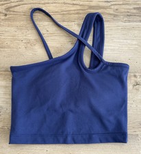 COTTON ON BODY Blue Crop Sports Top XS