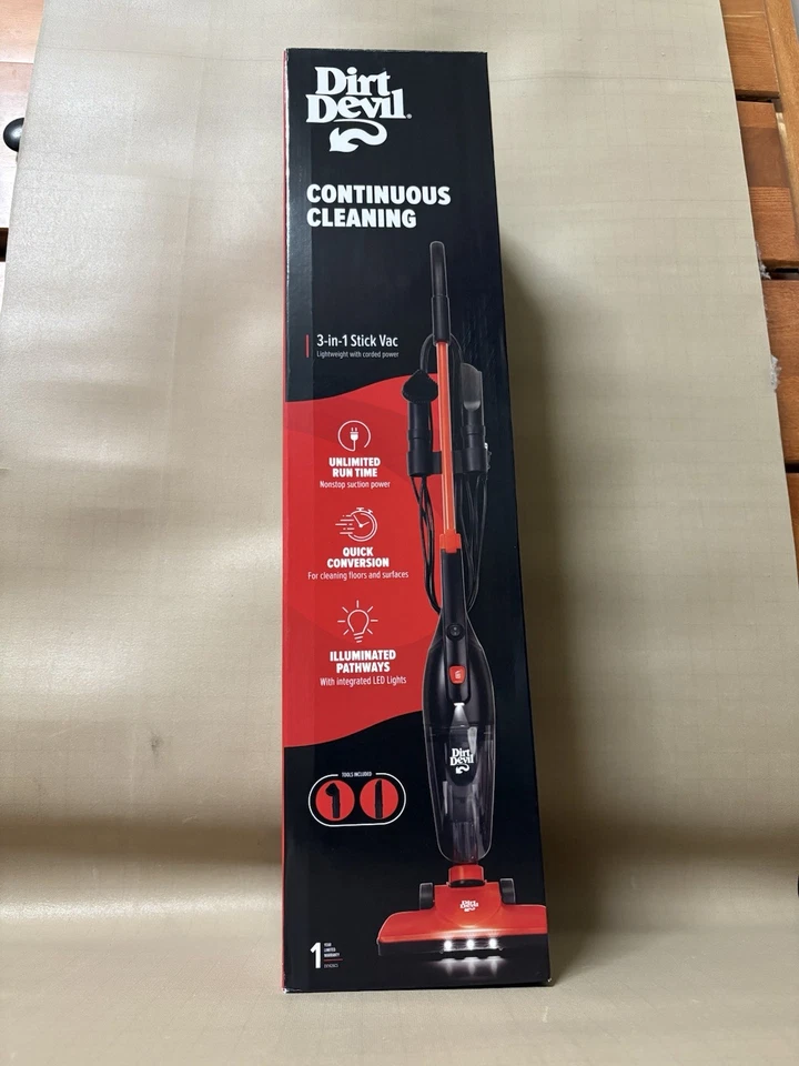 Dirt Devil 3-in-1 Lightweight Corded Stick and Handheld Multi-Surface Vacuum - Image 4 of 4