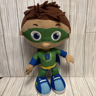 #ad #ad 2009 Super Why Talking Wyatt Plush 12” Doll Save the Day Green WORKS $31.96