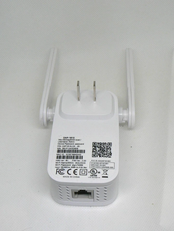 D-Link DAP-1610 AC1200 Wi-Fi Range Extender – Dual Band – Fast Setup – Tested - Image 3 of 4