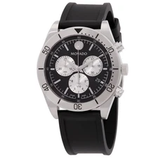Movado Sport Chronograph Quartz Black Dial Men's Watch 607992