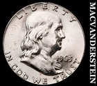 1963 Silver Franklin Half Dollar - Choice Gem Brilliant Unc+++  Lustrous  #i825