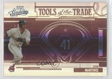 2005 Playoff Absolute Memorabilia Reverse Red Spectrum 3/50 Victor Martinez no9