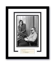 Bernie Taupin Autographed Signed 11x14 Framed Photo Elton John Songwriter ACOA