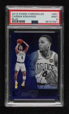 2019 Panini Chronicles Essentials Blue 75/99 Carsen Edwards #207 PSA 9 MINT gx8