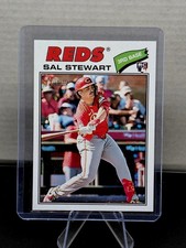 Sal Stewart RC!!! 2026 Topps Heritage Cincinnati Reds #221 Player Of The Week!