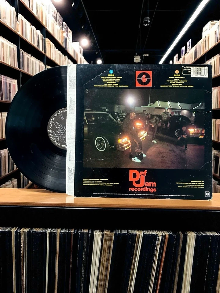 Promotional LP Public Enemy - Yo Bum Rush The Show '87 LP US ORG VG++ Foto 2 de 4