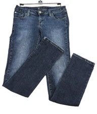 Vintage Wet Seal Low Rise Blue Jeans Womens Size 7 Straight Leg Skinny Stretch