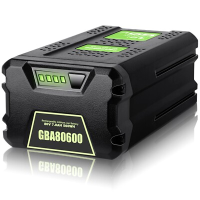 #ad #ad For Greenworks Pro 80 7.0Ah Lithium Battery 80 Volt GBA80600 GBA80250 GBA80300 $99.99