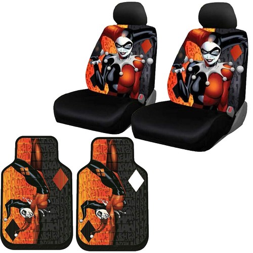 Plasticolor Deadpool Front Seat Covers – Pair With Headrest Covers, Multi-Color