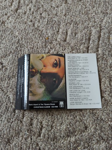 Herb Alpert & The Tijuana Brass Christmas Album (Cassette Tape, A&M) C 113817 - Picture 6 of 7