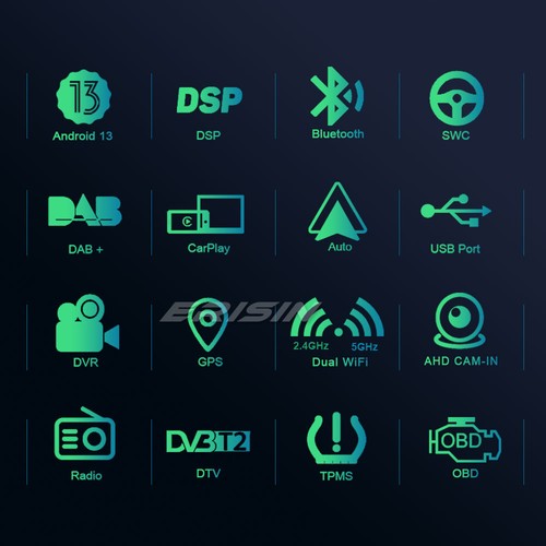 64GB Android 14 CarPlay Navi DAB+ Autoradio 8-Core USB Porsche Cayman/Boxste/911 - Imagen 2 de 17