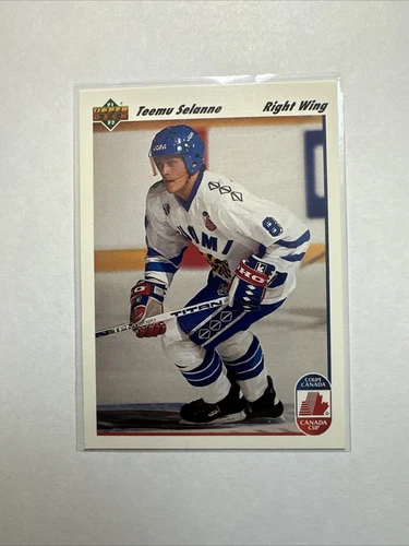 1991-92 Upper Deck - Canada Cup #21 Teemu Selanne (RC)
