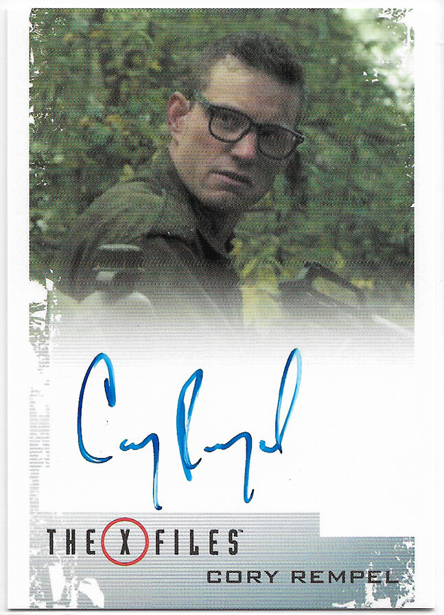 The X-Files カーター　スキナー　ローン・ガンメン　直筆サインカード The X-Files Seasons 10 & 11 ~ CORY REMPEL Auto/Autograph Card