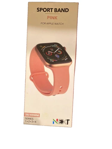 NEXT - Sport Band Watch Strap for Apple Watch® 38mm and 40mm - Pink - Picture 2 of 6