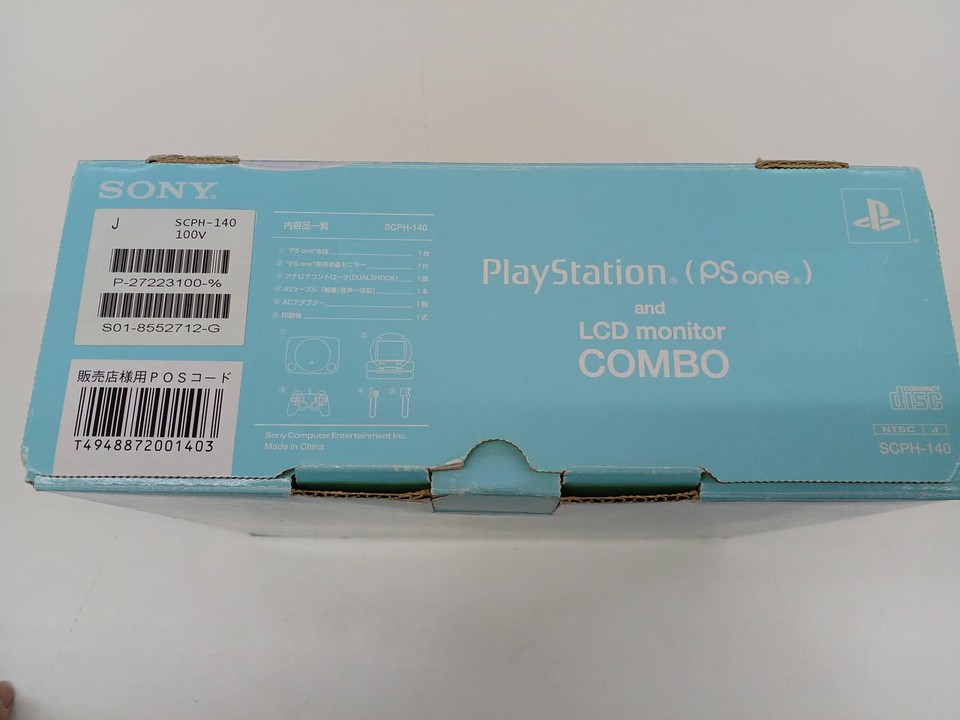 Sony Scph140 Psone Combo JPN Limited Video Game Console Original