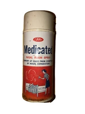 Fuller Brush Co. Medicated Nasal Room Spray Can Conjestion (a lot left) 1960’s 