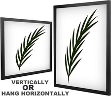 12x17 Picture Frame in Black Photo Frames with Plexiglass Horizontal or Vertical