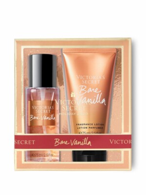 Victoria's Secret BARE VANILLA Mini Duo Gift Set Mist and Lotion