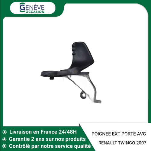 Poignée De Porte Extérieure Gauche (Conducteur) Pour Renault Twingo 1 (1993-2007) - Noire - Neuf - STARKIT
