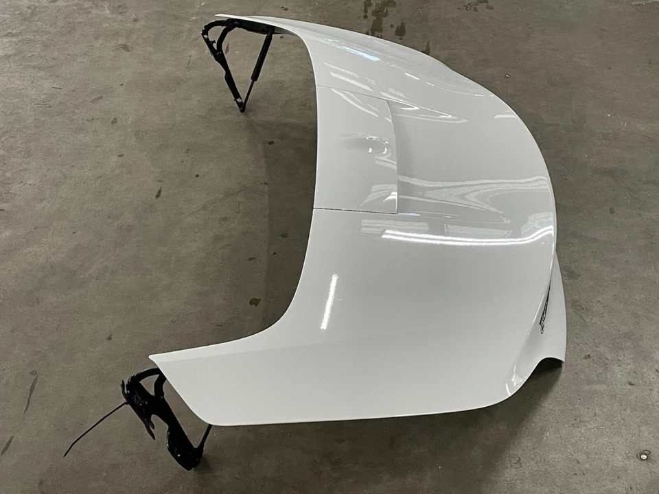 12-15 BMW Z4 sDrive28i E89 conversível tampa do porta-malas deck painel branco 1465 fabricante de equipamento original - Imagem 2 de 4