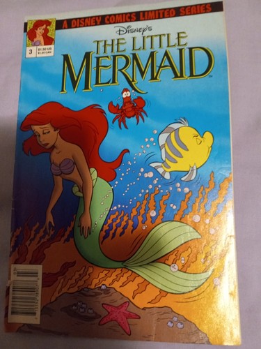 The Little Mermaid Comics 1 - 4; Disney, 1992 COMPLETE Set - Bild 3 von 6