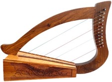 Irisch Keltische Harfe 12 SAITEN MUSIC Harpe Musikinstrument Geschenk Instrument