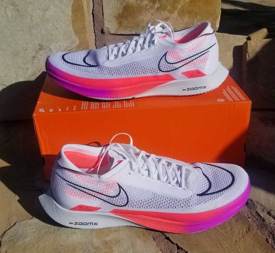 Size 14 - Nike ZoomX Streakfly White Flash Crimson for sale online