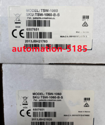 New Crestron TSW-1060-B-S 10.1 in. Touch Screen Express DHL or FedEx