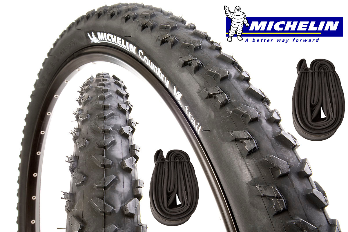 2 mountain bike tires + 2 air chambers MICHELIN Country Trail 26 x 2.00