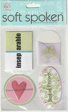 MAMBI Soft Spoken 3D stickers BEST OF FRIENDS Theme  90500 Fast FREE Shipping!