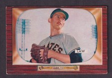 Vern Law 1955 Bowman #199    VGEX