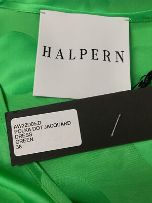 $2040 Halpern Women's Green Embellished V-Neck Kaftan Dress Size IT38/US6 |  eBay